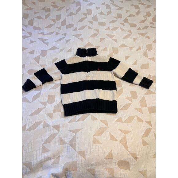 Polo Ralph Lauren Children’s Quarter Zip Sweater Size 2/2T - Picture 3 of 7